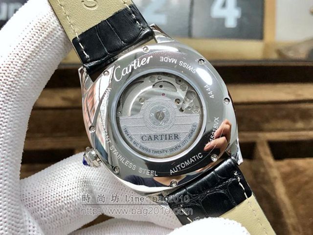 CARTIER手錶 2018最時尚單品 卡地亞經典系列 頂級奢華風格真鑽鑲嵌 卡地亞男士腕表  hds1018